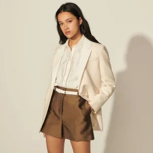 Shorts de vestir de cintura alta