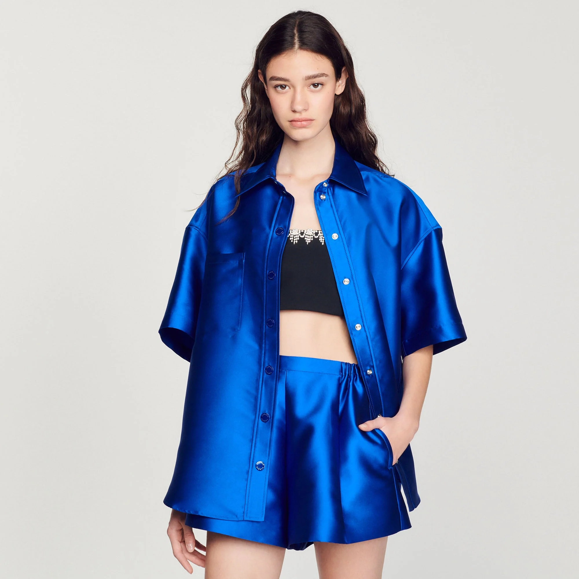 Short satinado - Imagen 4