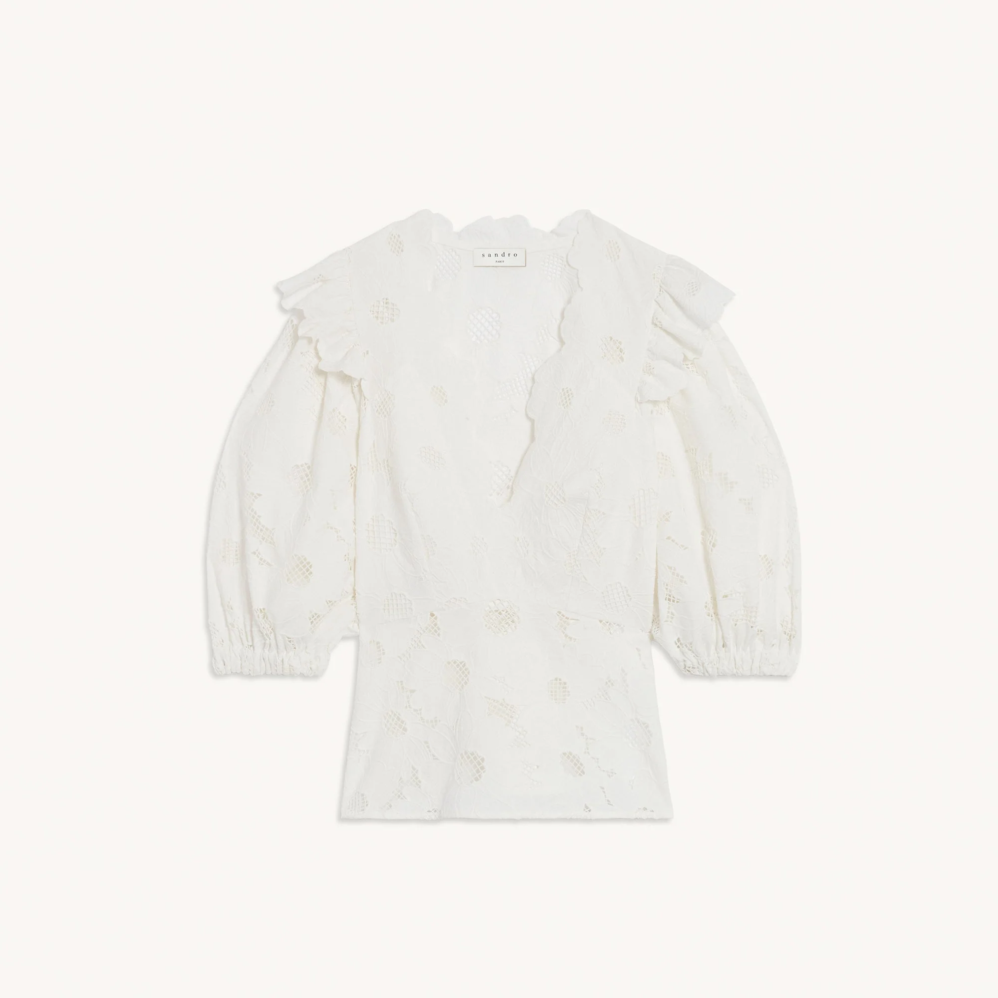 Top de encaje bordado - Imagen 6