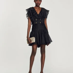 Top corto con volantes