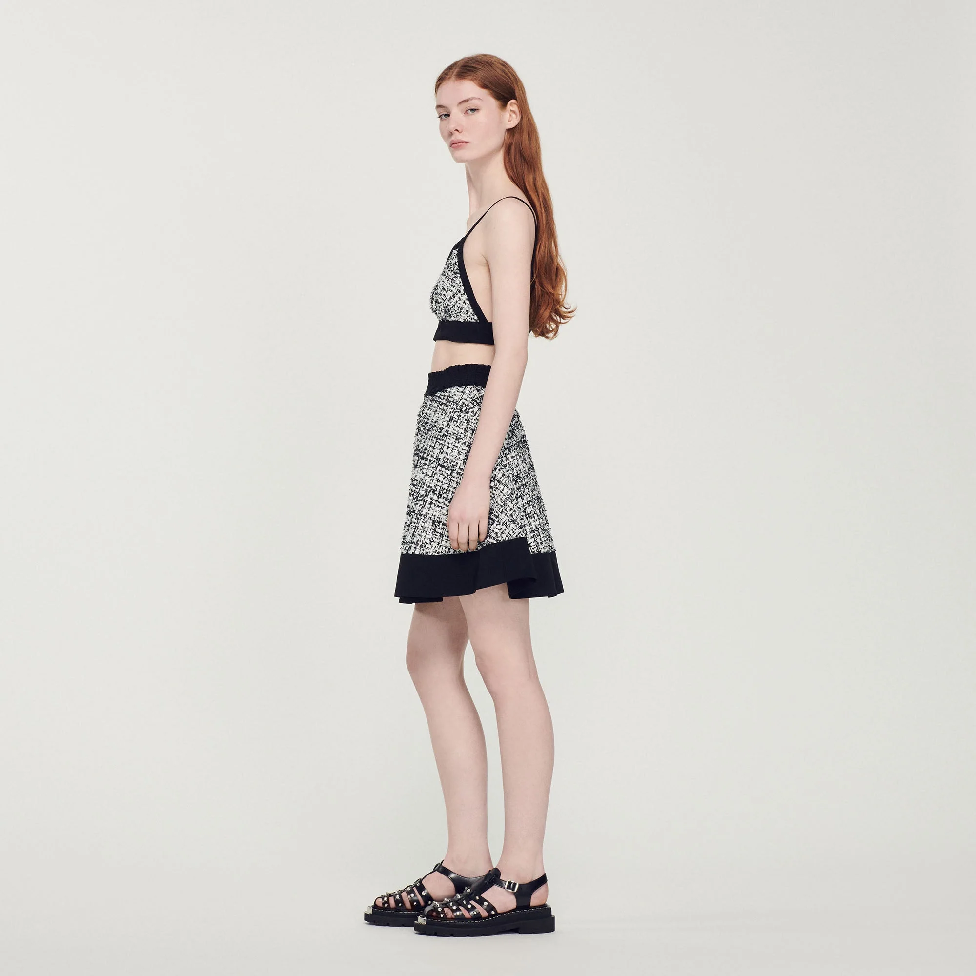 Corpiño de tweed bicolor - Imagen 6