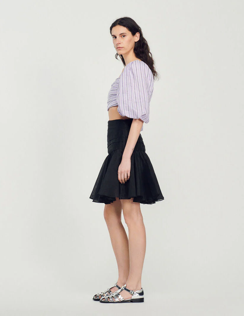 Top corto de rayas - Imagen 5