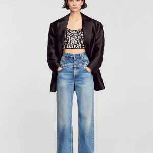 Top sublimado con strass joya