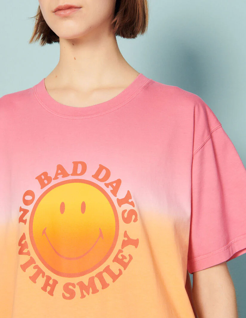 Camiseta Cedric Rosa Con Amarillo - Imagen 4