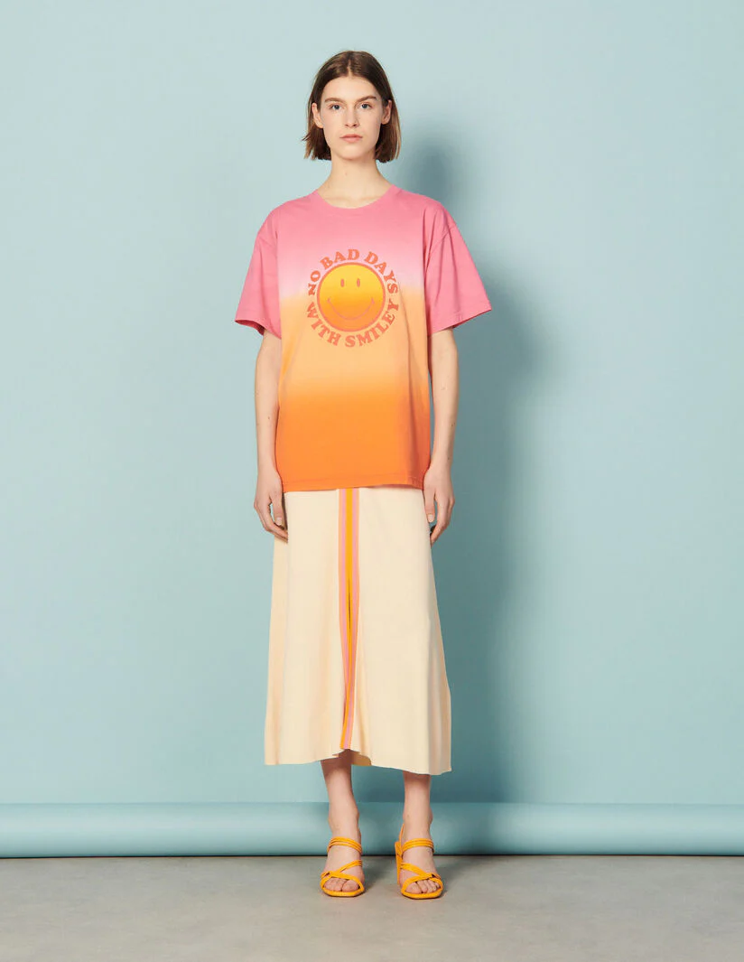 Camiseta Cedric Rosa Con Amarillo - Imagen 5