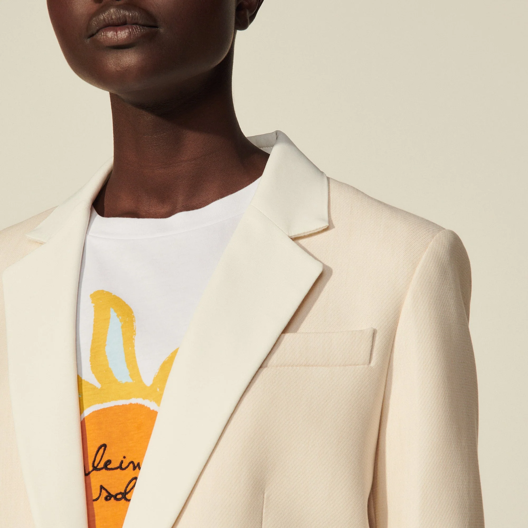 Blazer Berlioz Beige Claro - Imagen 4