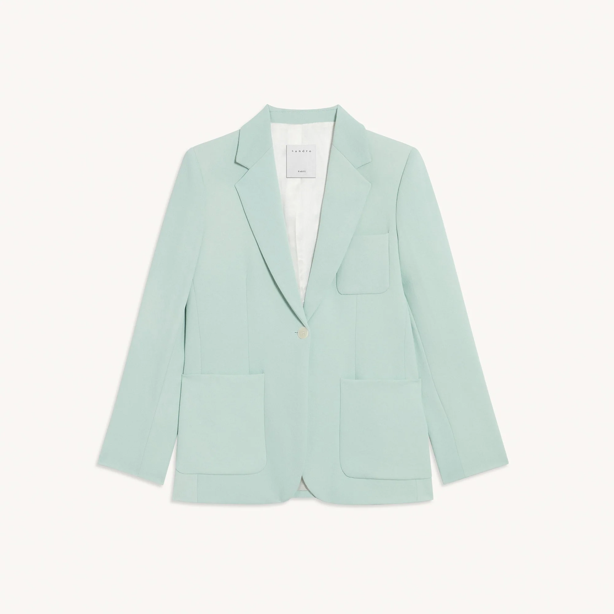 Chaqueta de sastre de crepé Huguette - Imagen 6