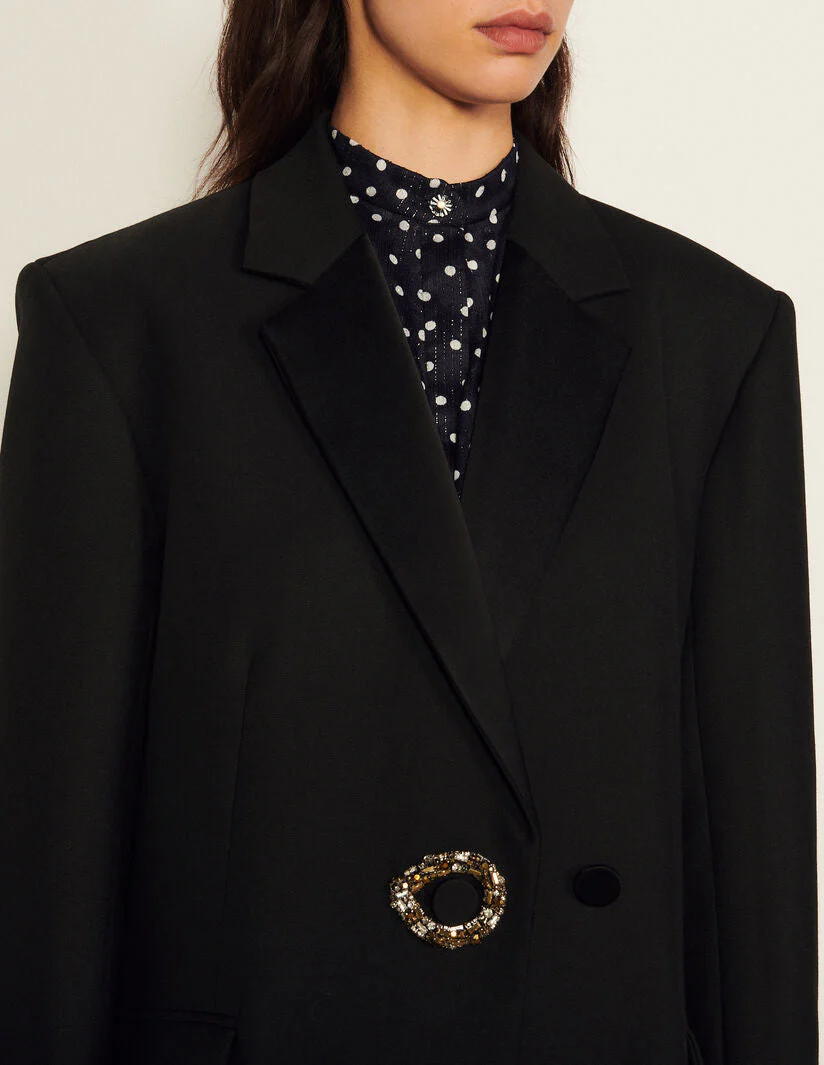 Cazadora Glitter Negro - Imagen 4