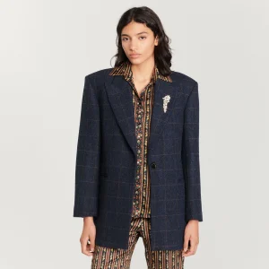 Chaqueta de sastre de cuadros