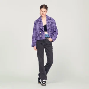 Chaqueta corta de tweed