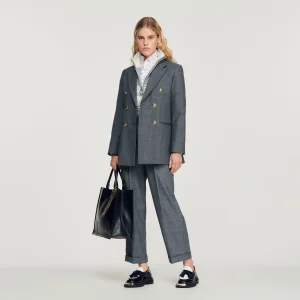 Chaqueta de sastre, botonadura cruzada