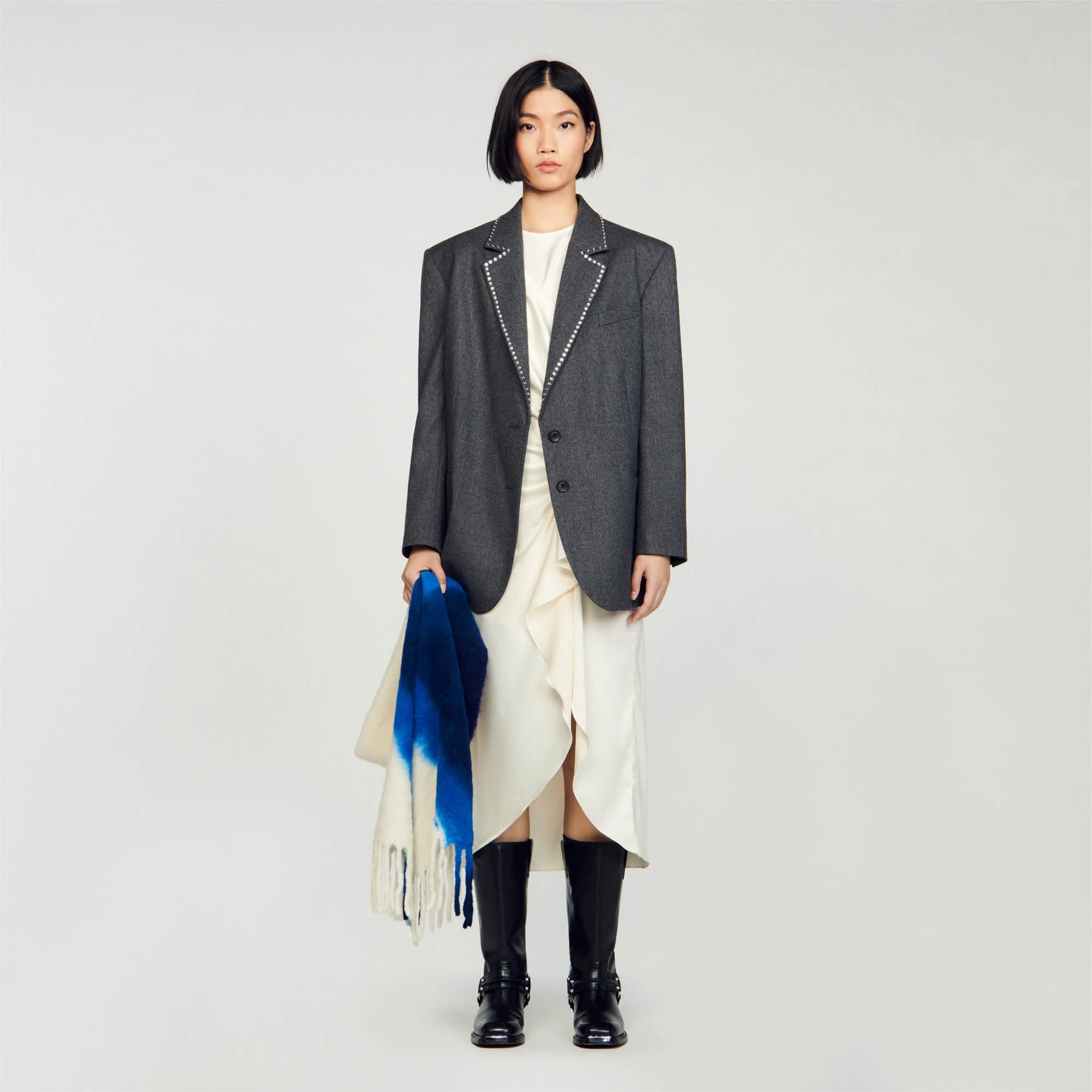 Chaqueta de traje con estrás