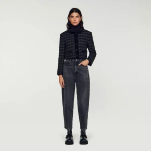 Chaqueta corta de tweed