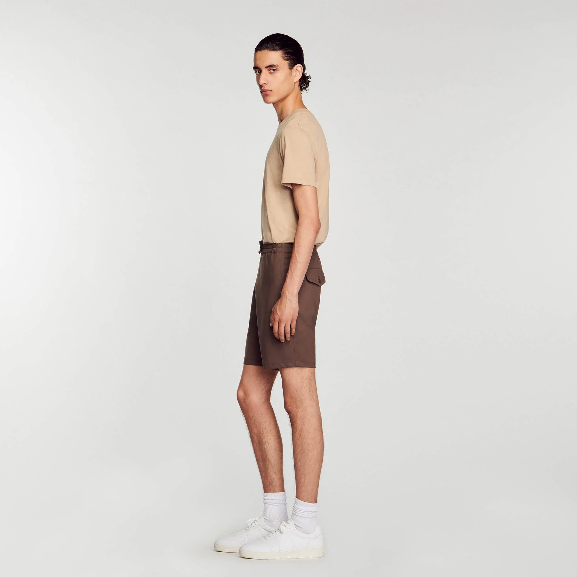 Pantalón corto elástico - Imagen 6