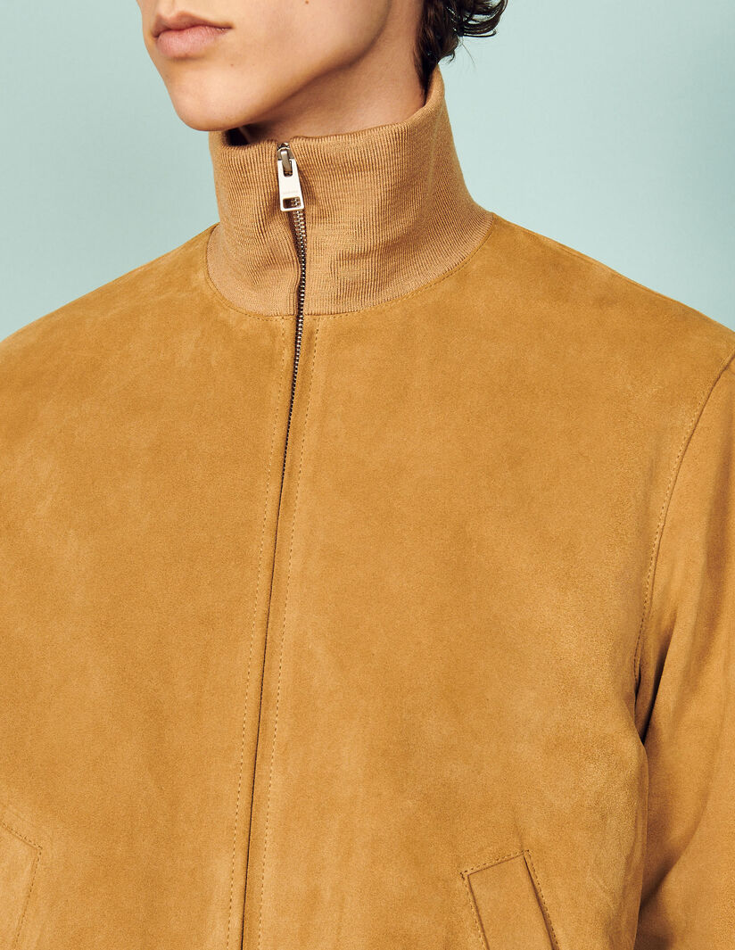 Chamarra De Piel Daren Camello - Imagen 4