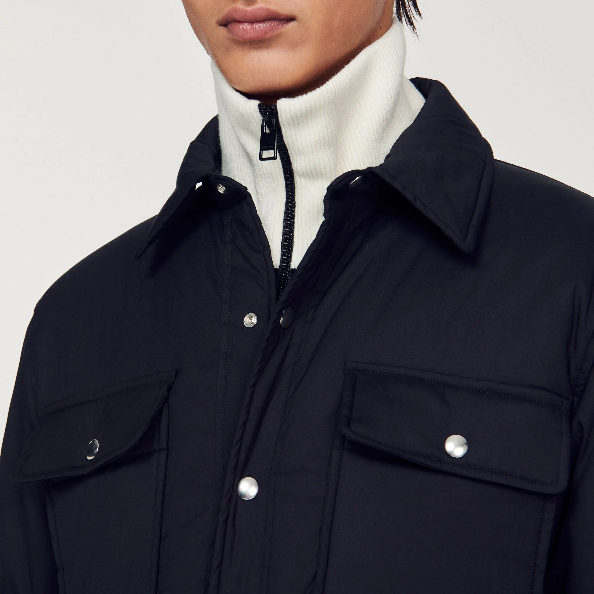 Cazadora de tejido técnico - Imagen 3