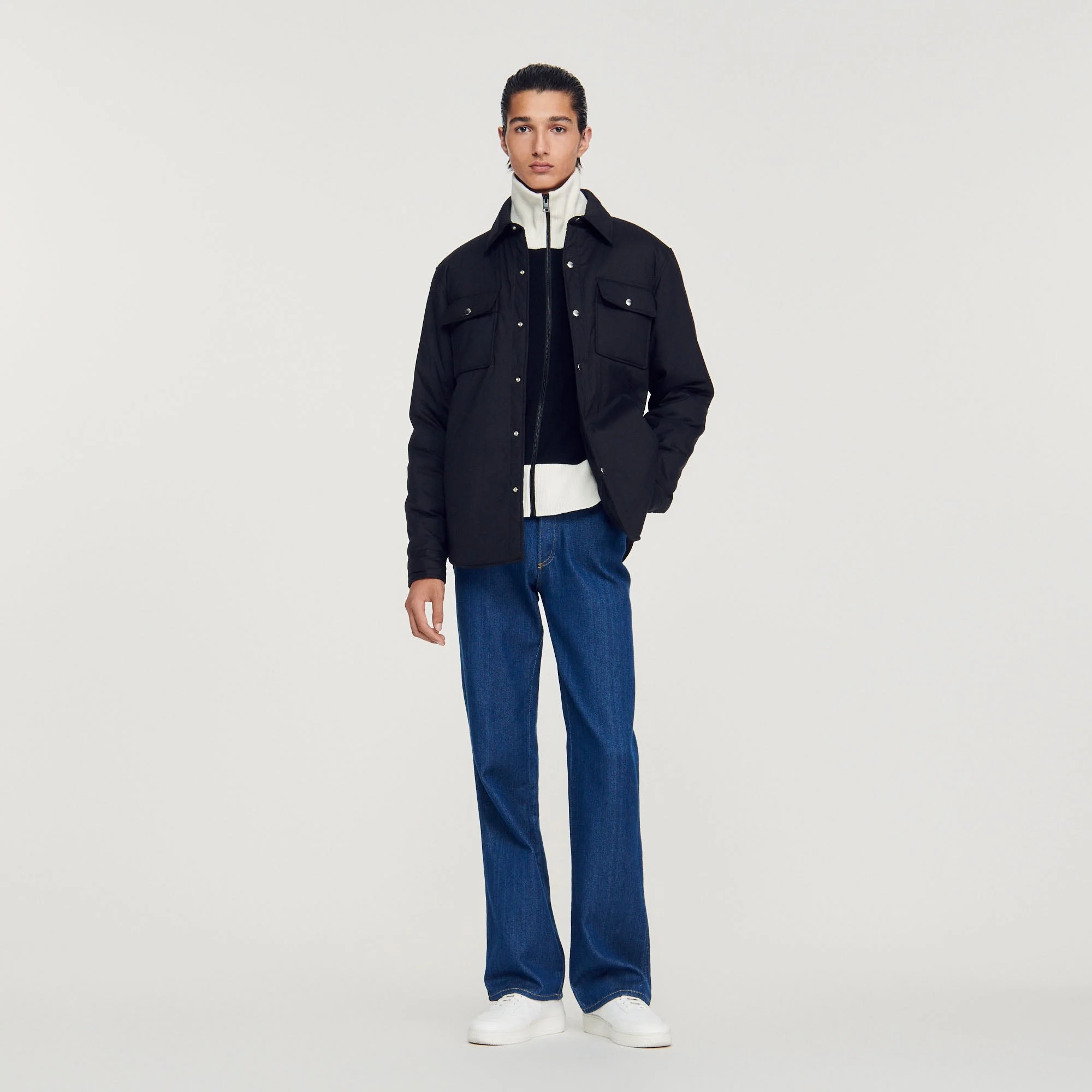 Cazadora de tejido técnico - Imagen 4