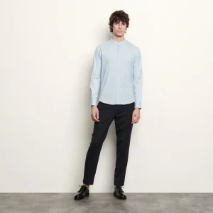 Camisa Mao Stretch Azul