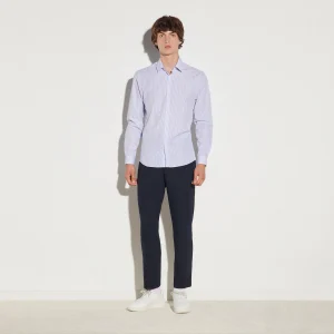 Camisa Blue Lines Blanco