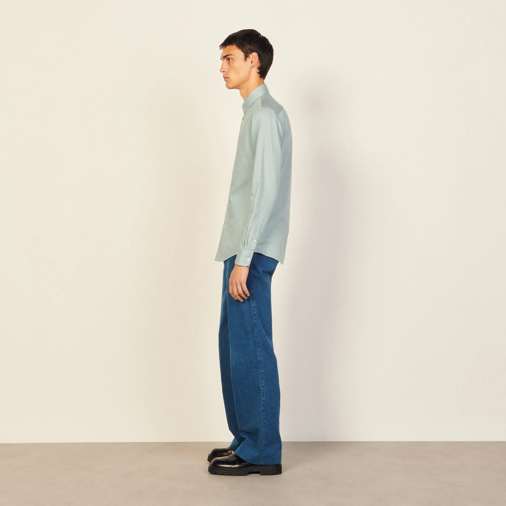 Camisa de algodón con bordado - Imagen 3