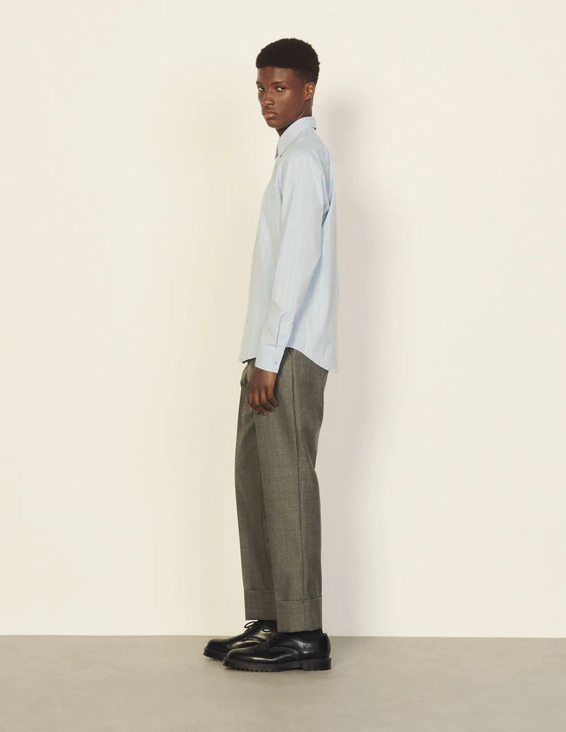 Camisa fluida de rayas - Imagen 3