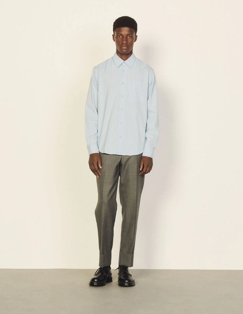 Camisa fluida de rayas - Imagen 5