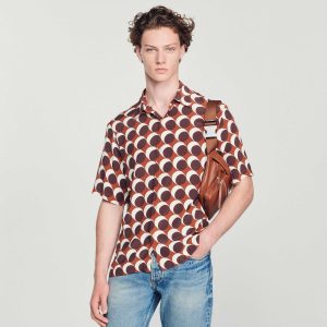 Camisa fluida estampada