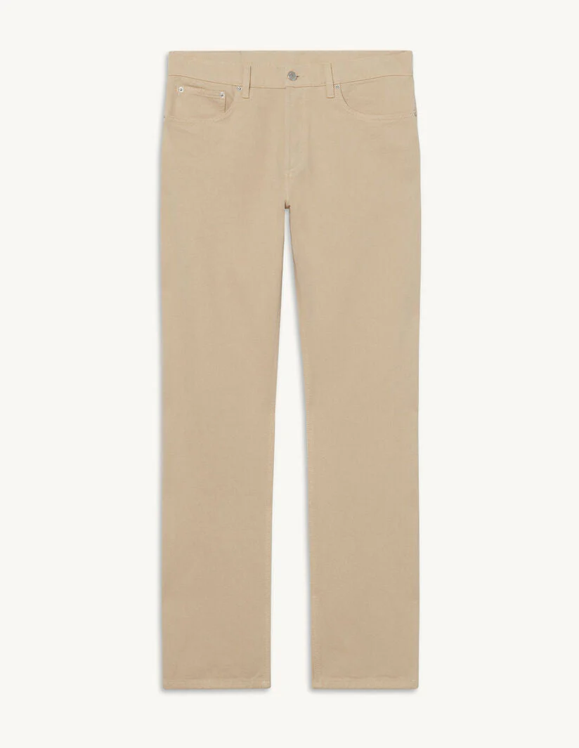 Jeans Slim Beige - Imagen 6