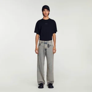 Vaquero baggy desgastado