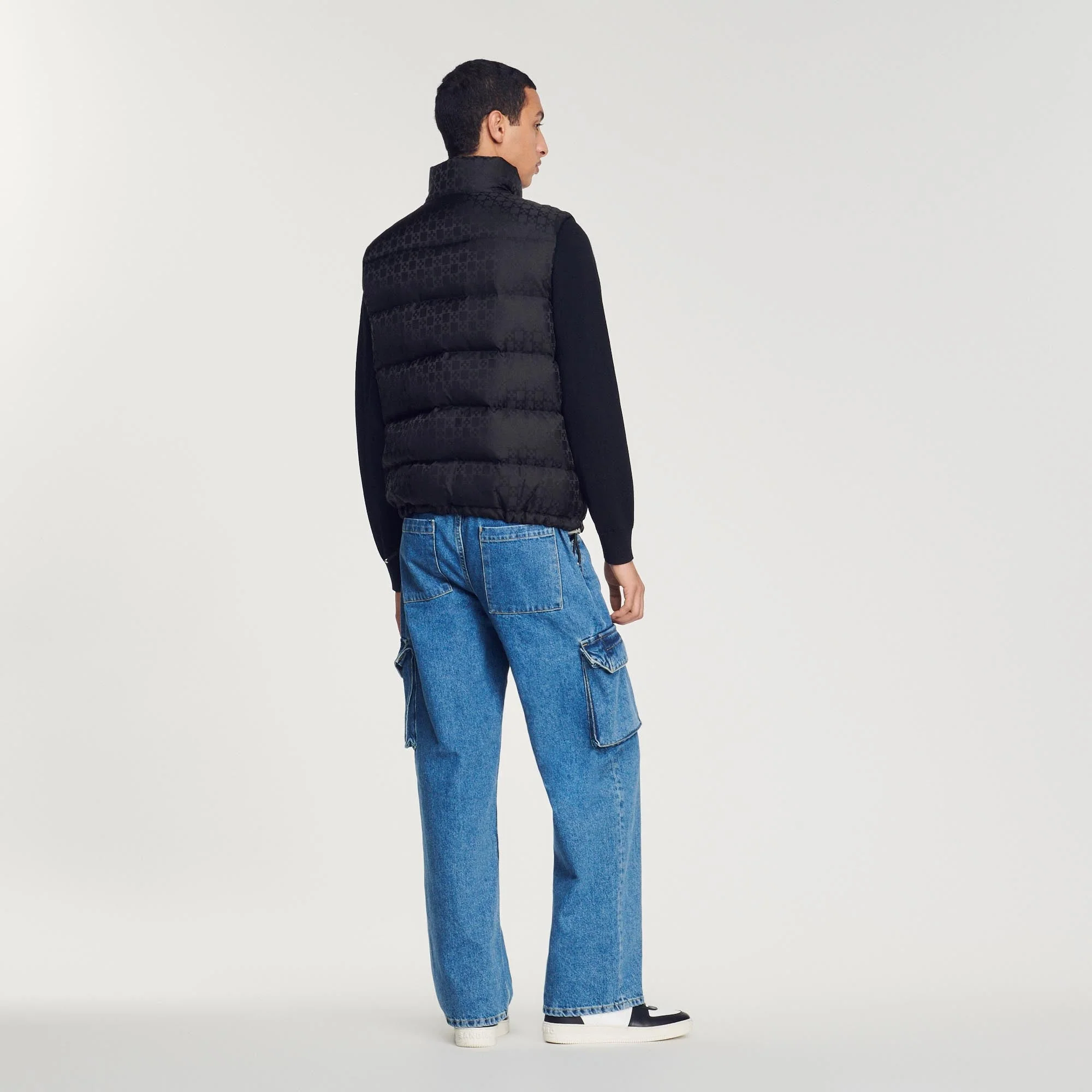 Plumífero sin mangas, logotipos Sandro - Imagen 5