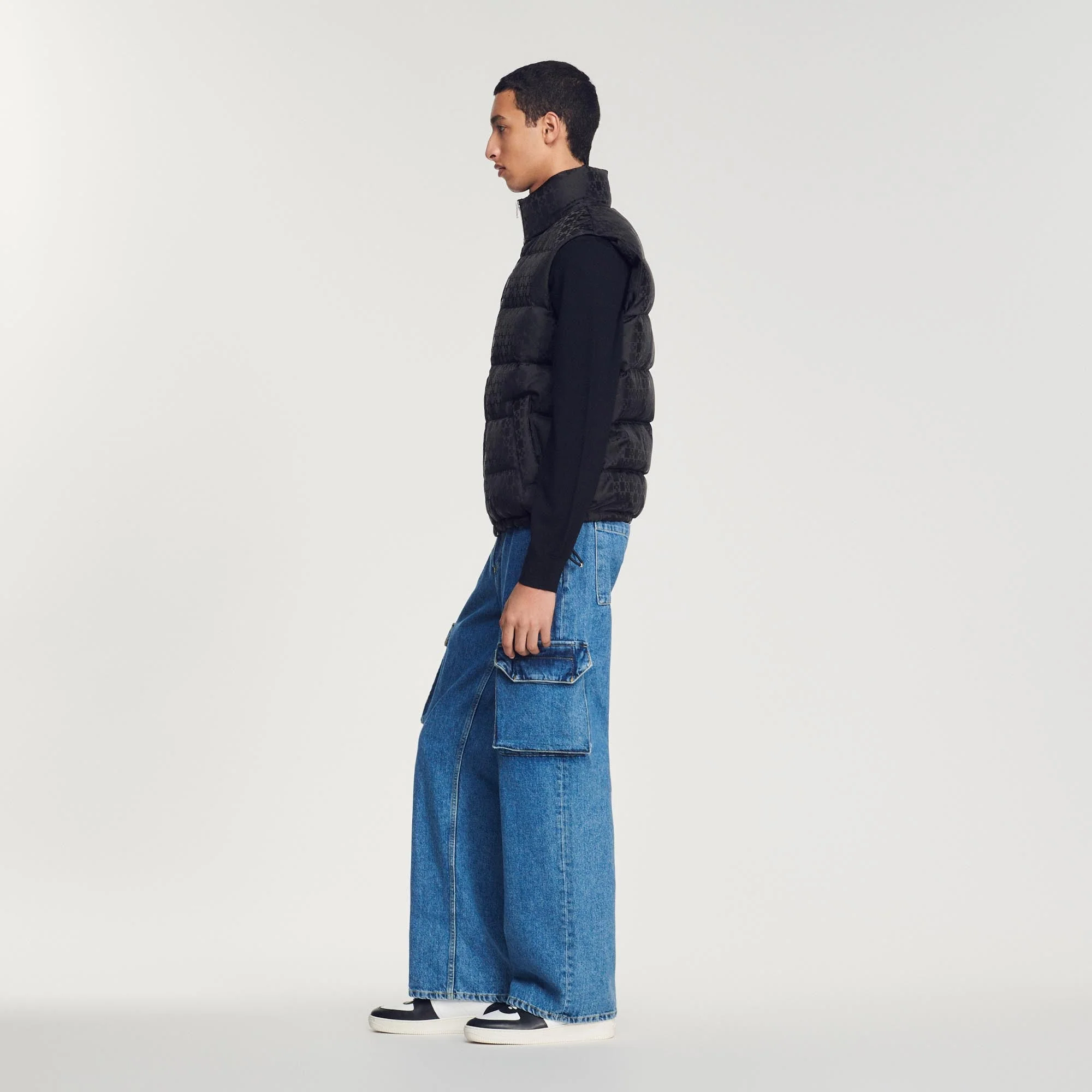 Plumífero sin mangas, logotipos Sandro - Imagen 6