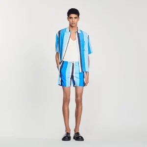 Bañador con estampado de rayas