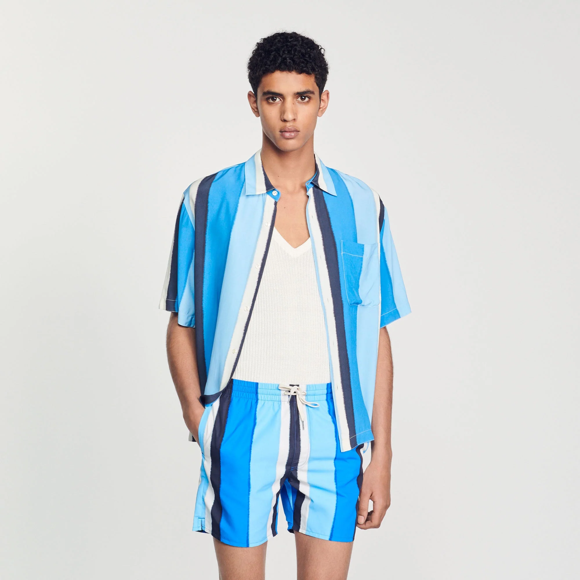 Bañador con estampado de rayas - Imagen 4