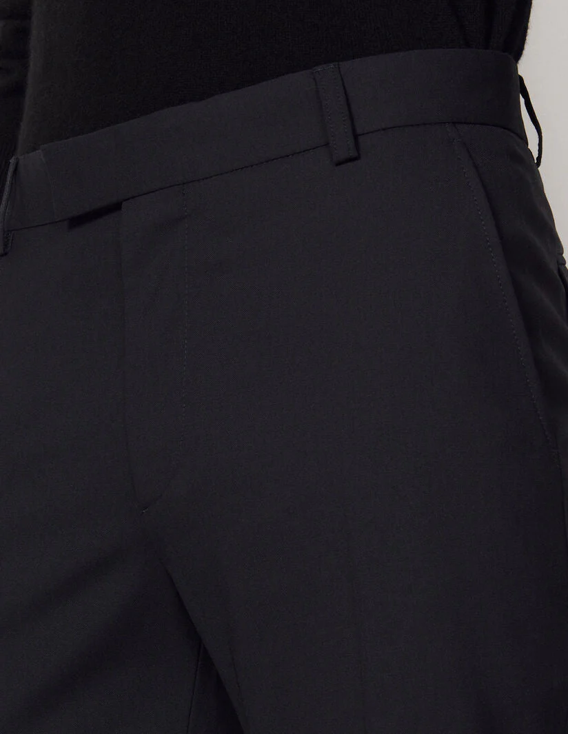 Pantalón Lana Fria Azul Marino - Imagen 4