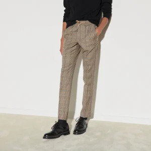 Pantalón New Alpha Checked Beige