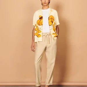 Pantalón Linen Beige