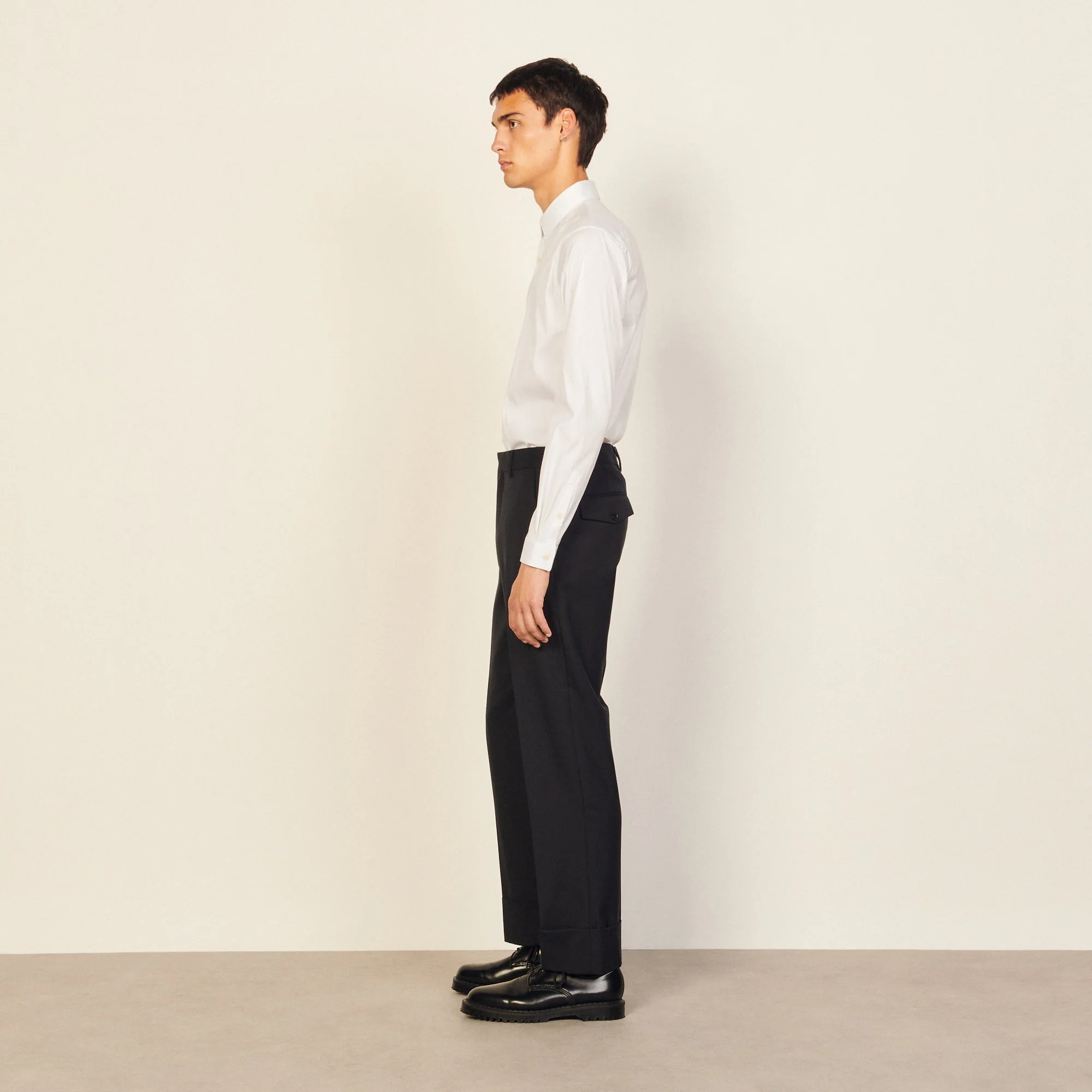 Pantalón Formal Croise Azul Marino - Imagen 3