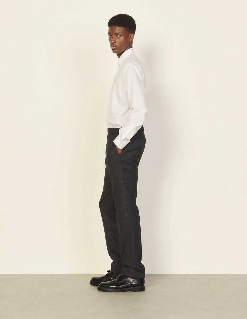 Pantalón Formal Formal Gris - Imagen 3