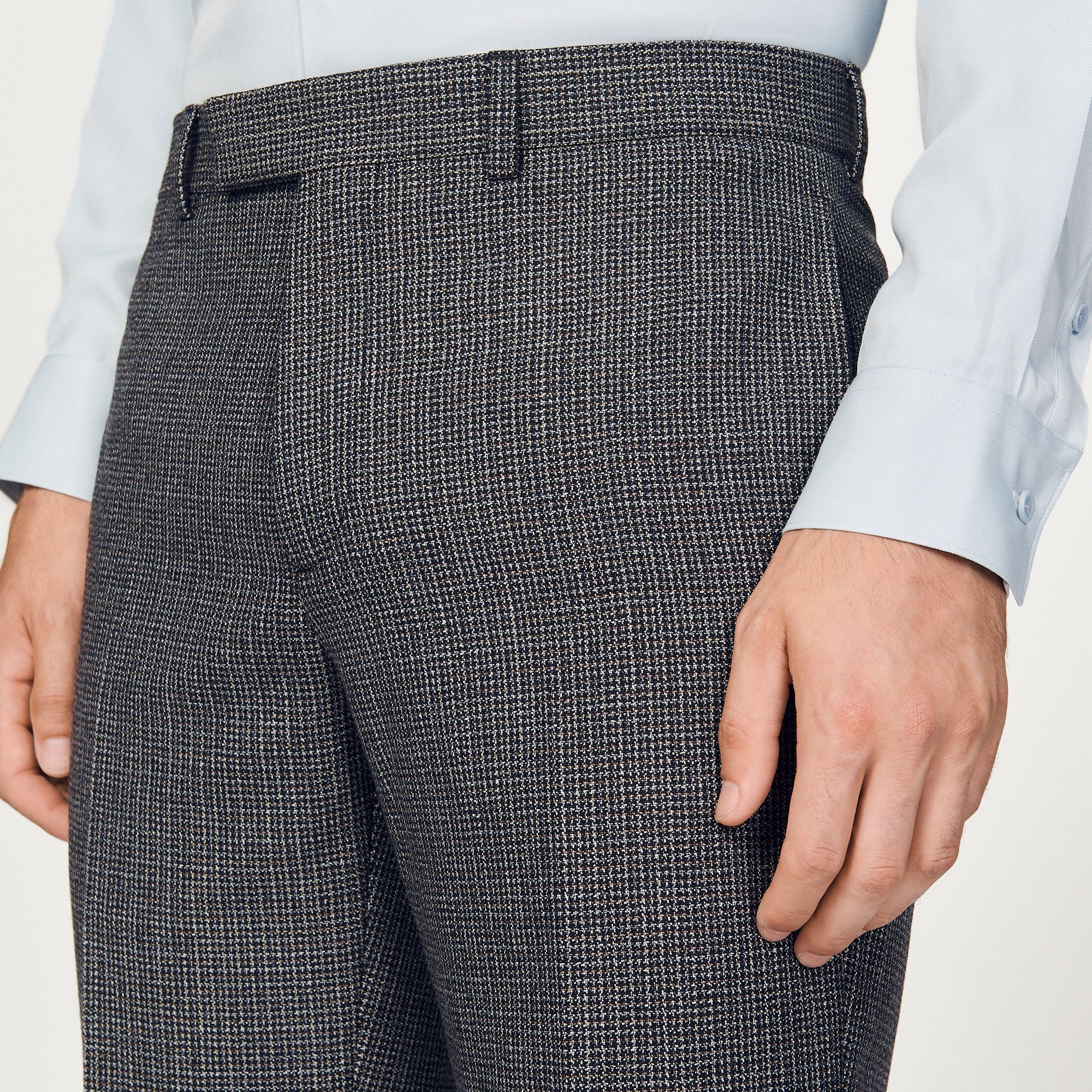 Pantalón de traje de lana virgen - Imagen 3