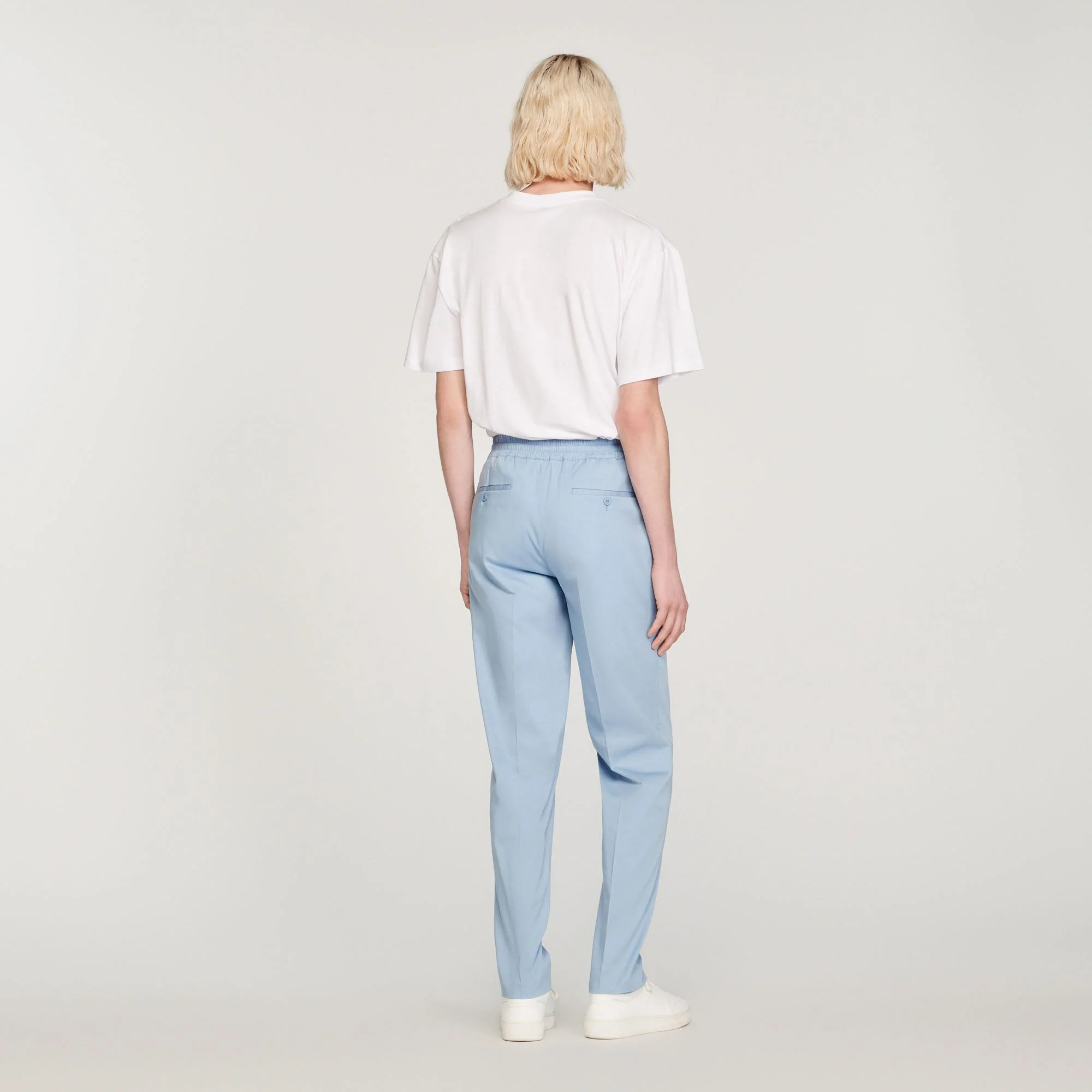 Pantalón recto elástico - Imagen 5