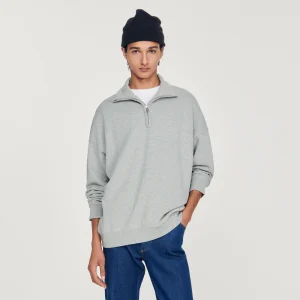 Sudadera oversize con cremallera