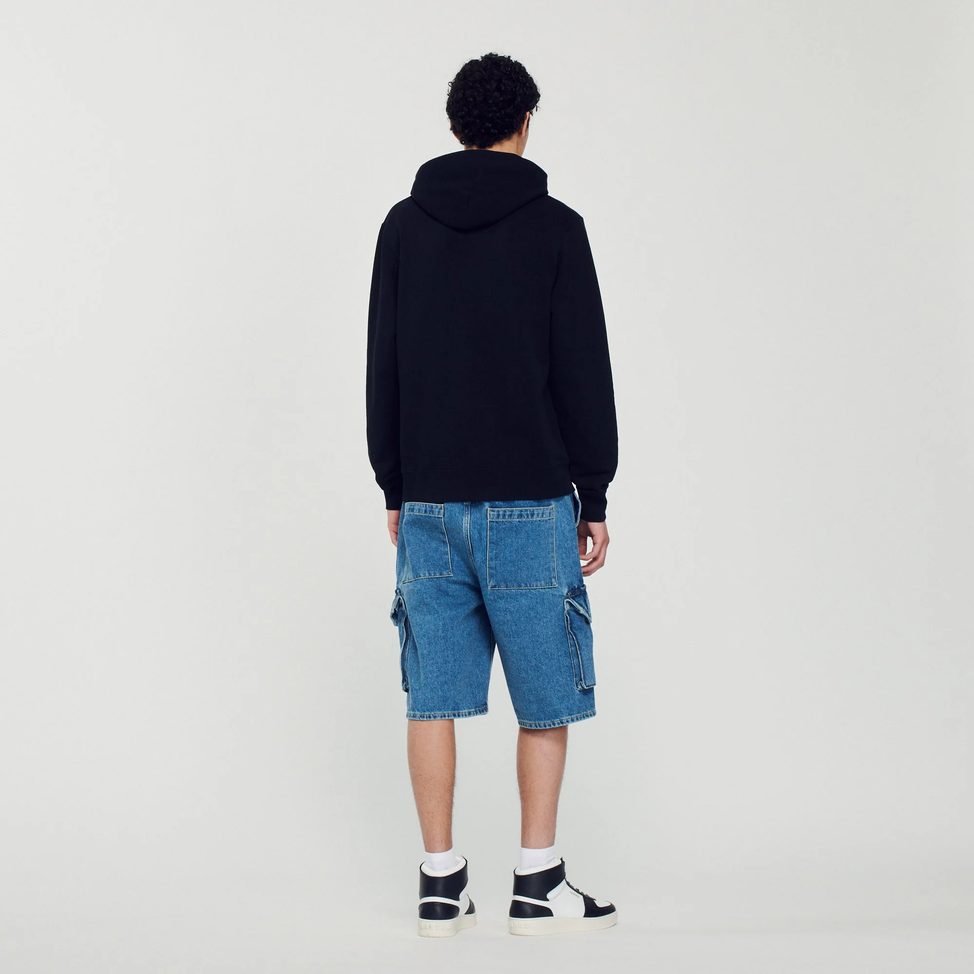 Sudadera con capucha, estampado conejo - Imagen 5