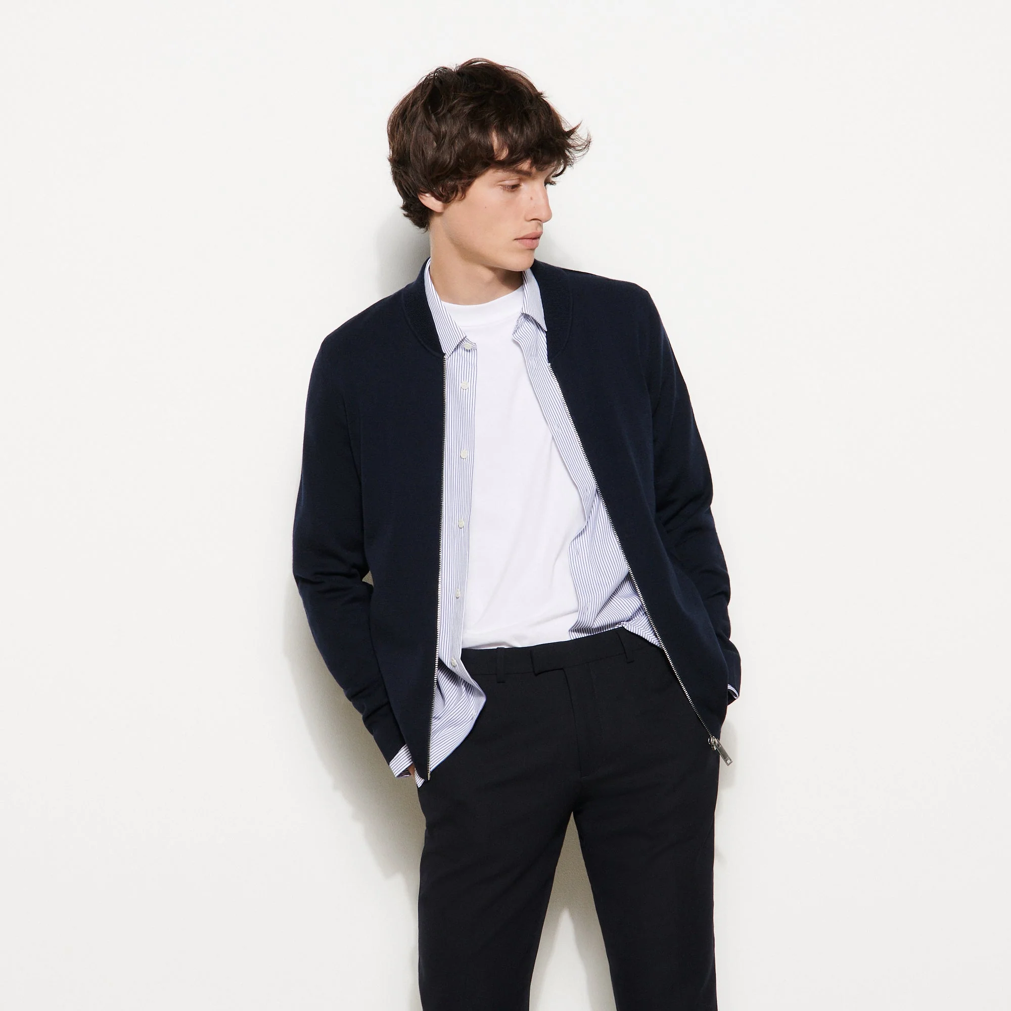 Cardigan Universit Azul Marino