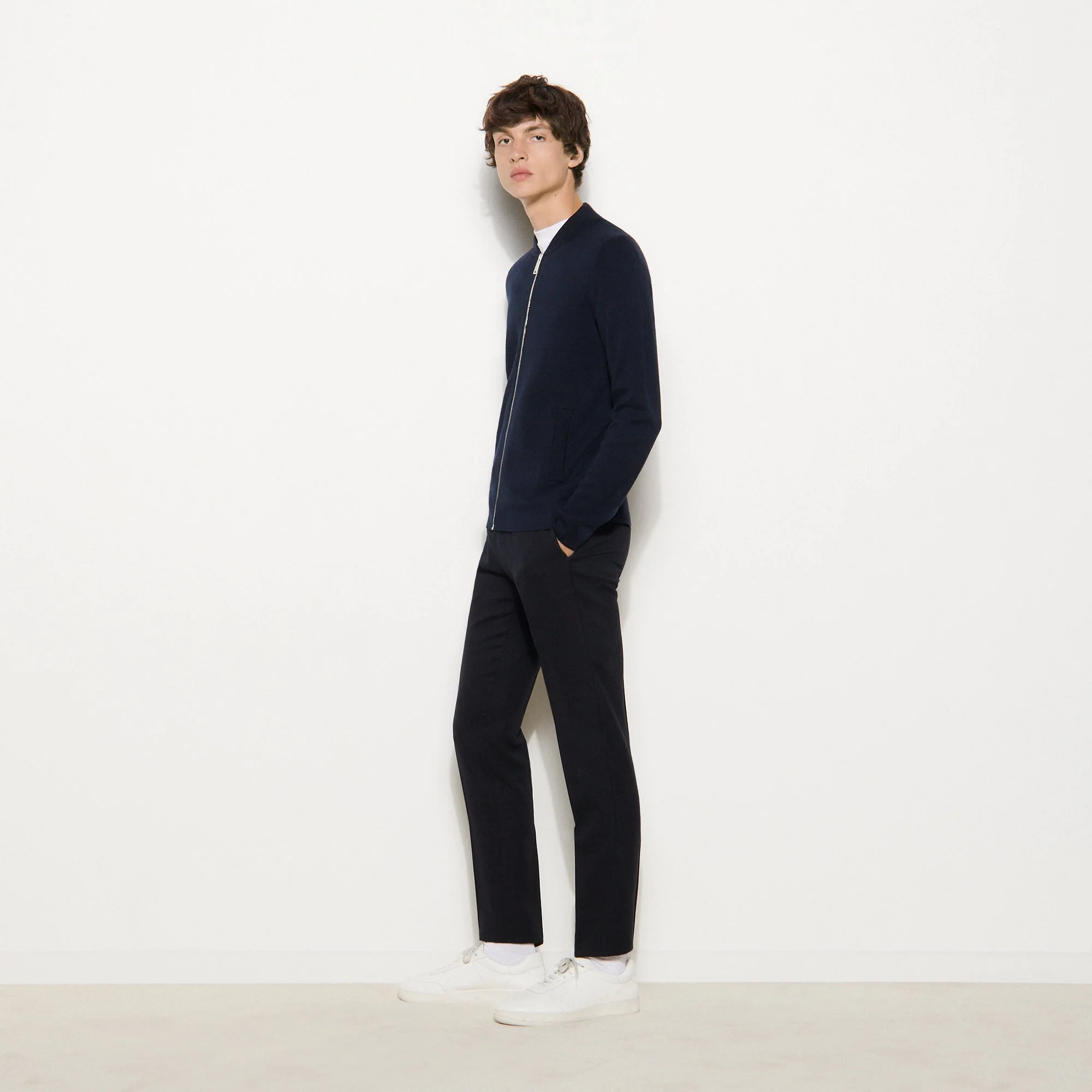 Cardigan Universit Azul Marino - Imagen 3