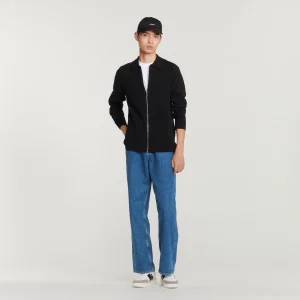 Cárdigan de cuello estilo polo