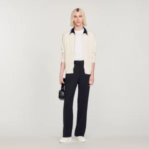 Cárdigan con cremallera