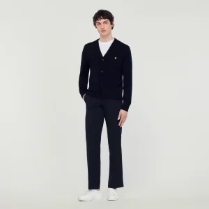 Cárdigan con parche Square Cross