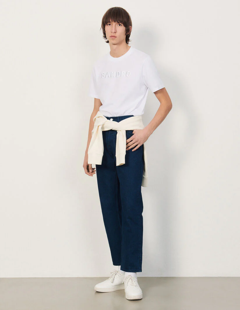 Camiseta Sandro Bis Blanco