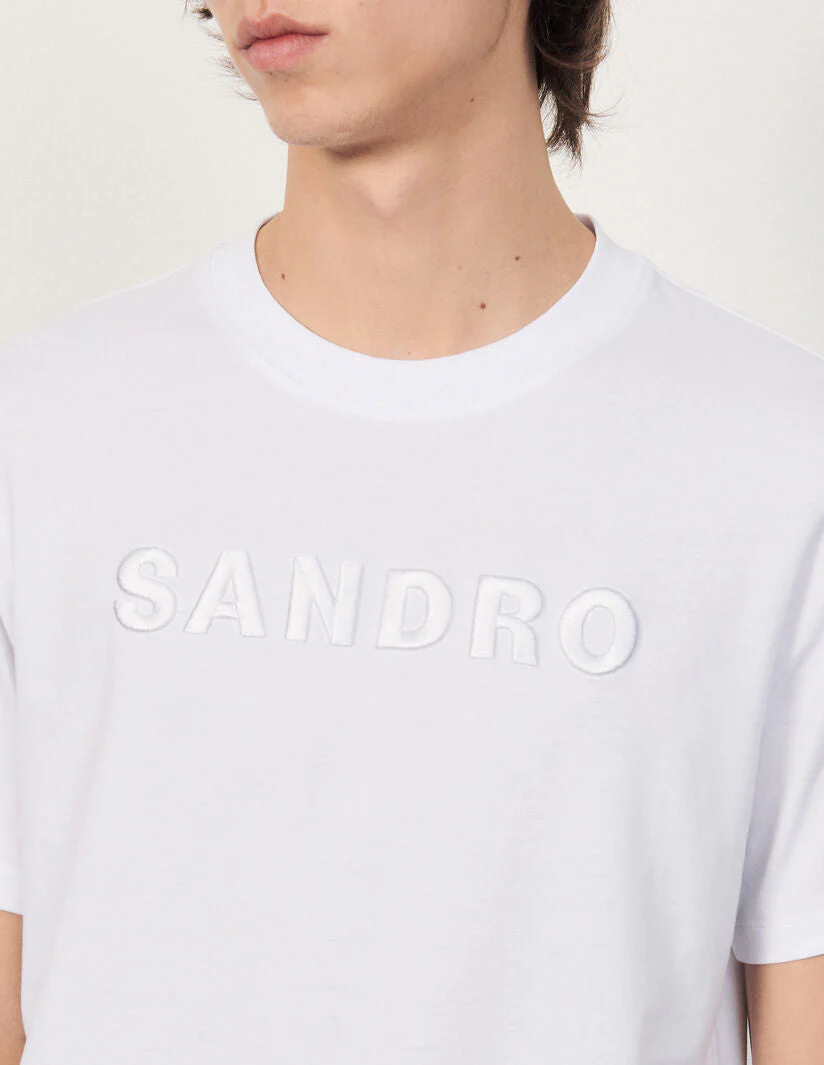 Camiseta Sandro Bis Blanco - Imagen 4