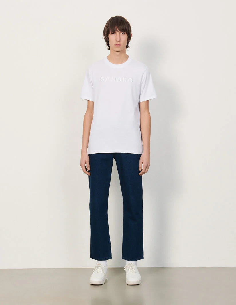 Camiseta Sandro Bis Blanco - Imagen 5